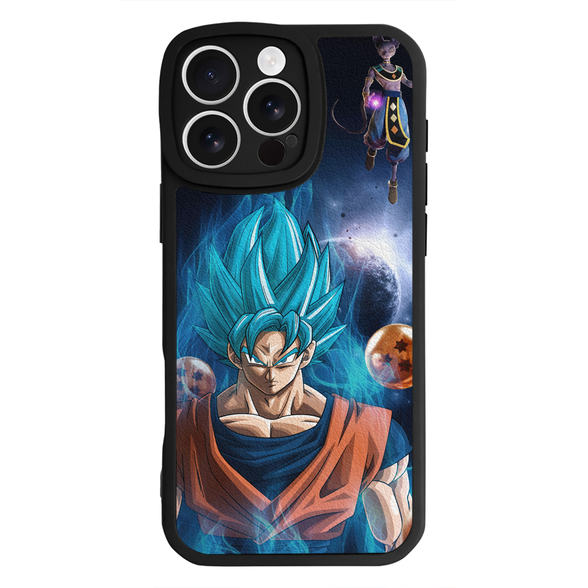 （画像用） ドラゴンボール DRAGON BALL 【iPhone 16シリーズ対応】シリコンスマホケース（レザー調） 材質：シリコン